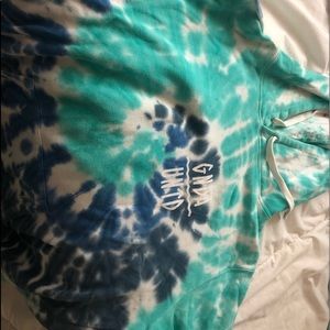 ghanda tye dye hoodie